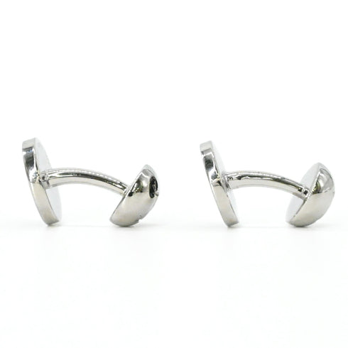 Cufflinks Metal Black and Silver Bracelet