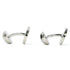 Cufflinks Metal Black and Silver Bracelet