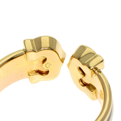 Vendome Louis Cartier Band Ring 18K Tricolor Gold