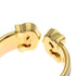 Vendome Louis Cartier Band Ring 18K Tricolor Gold