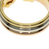 Vendome Louis Cartier Band Ring 18K Tricolor Gold