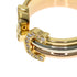 Vendome Louis Cartier Band Ring 18K Tricolor Gold