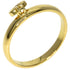 Heart Diamond Ring 18K Yellow Gold