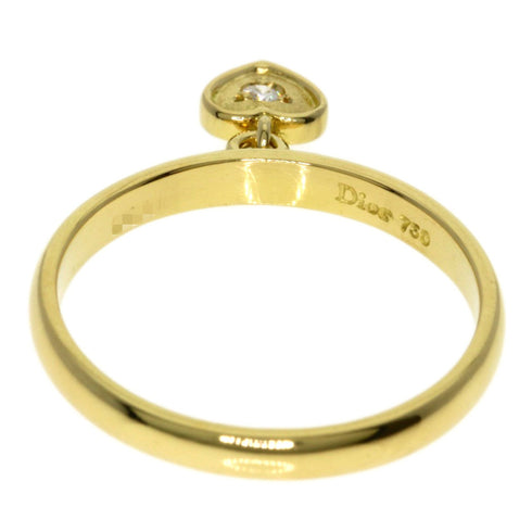 Heart Diamond Ring 18K Yellow Gold