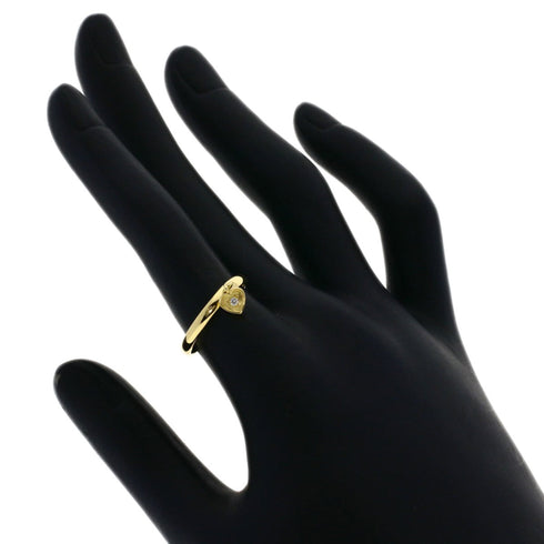 Heart Diamond Ring 18K Yellow Gold