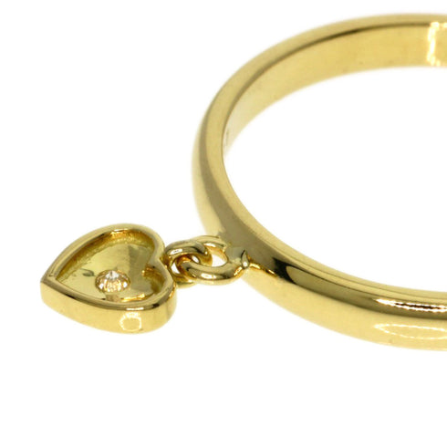 Heart Diamond Ring 18K Yellow Gold