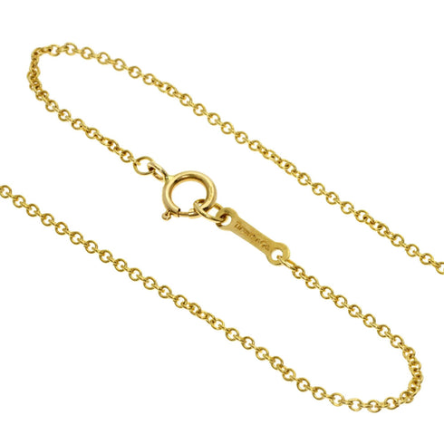 Loving Heart Pendant Necklace 18K Yellow Gold