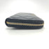 Zip Around Wallet Quilted Caviar Long