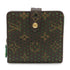 Compact Zip Wallet Perforated Monogram Canvas