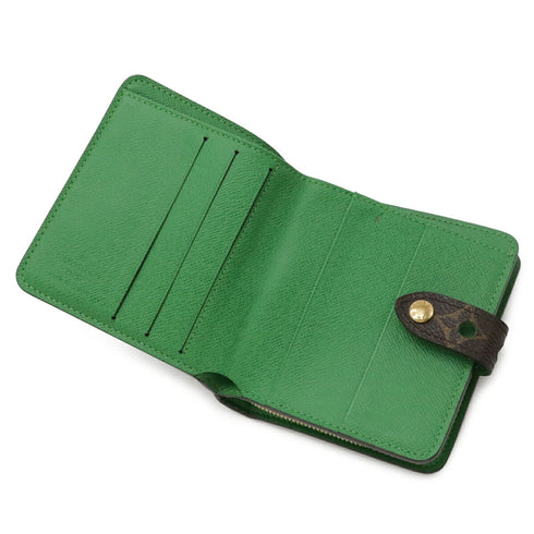 Compact Zip Wallet Perforated Monogram Canvas