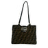 Vintage Shoulder Bag Zucca Canvas Medium