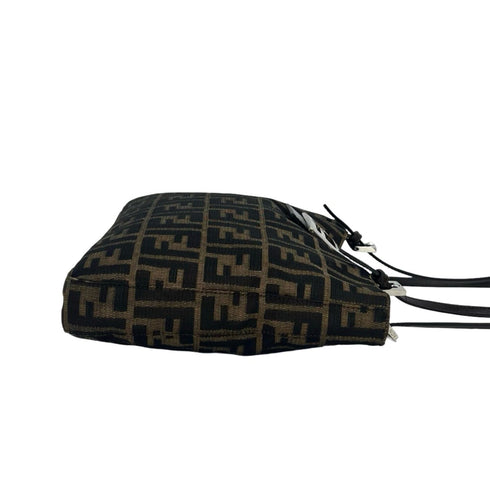 Vintage Shoulder Bag Zucca Canvas Medium