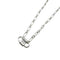 Double Lock Choker Necklace Sterling Silver