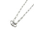 Double Lock Choker Necklace Sterling Silver