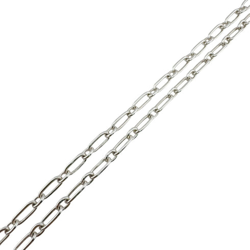 Double Lock Choker Necklace Sterling Silver