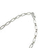 Double Lock Choker Necklace Sterling Silver