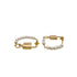 Earrings Pearl Gold-Tone Metal