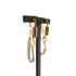 Earrings Pearl Gold-Tone Metal