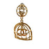 CC Logo Clip-On Single Earring Metal Gold-Tone Metal