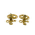 CC Logo Clip-On Earrings Metal Gold-Tone Metal