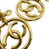 CC Logo Clip-On Earrings Metal Gold-Tone Metal