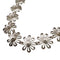 Vintage Daisy Flower Pendant Necklace Sterling Silver