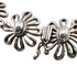 Vintage Daisy Flower Pendant Necklace Sterling Silver