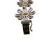 Vintage Daisy Flower Pendant Necklace Sterling Silver