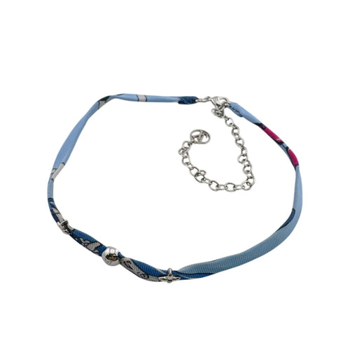 Bee Mindful Charm Bracelet Metal Blue