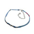 Bee Mindful Charm Bracelet Metal Blue