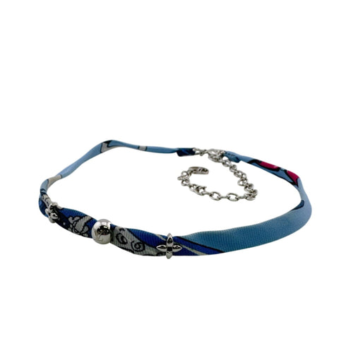 Bee Mindful Charm Bracelet Metal Blue