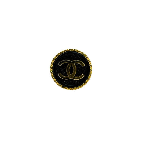CC Logo Clip-On Single Earring Metal Gold-Tone Metal
