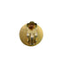 CC Logo Clip-On Single Earring Metal Gold-Tone Metal