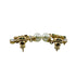 Logo Earrings Artificial Pearl and Metal