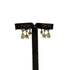 Logo Earrings Artificial Pearl and Metal