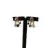 Logo Earrings Artificial Pearl and Metal