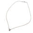 Elsa Peretti Diamonds By The Yard Pendant Necklace Sterling Silver and Diamond