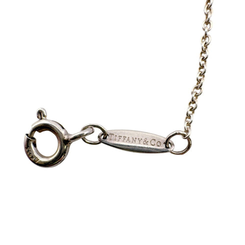 Elsa Peretti Diamonds By The Yard Pendant Necklace Sterling Silver and Diamond