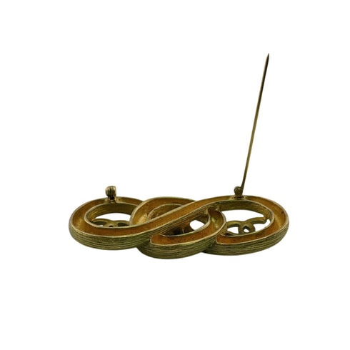 CC Logo Brooch Metal