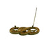 CC Logo Brooch Metal
