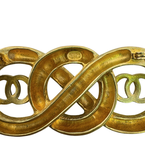 CC Logo Brooch Metal