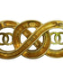 CC Logo Brooch Metal