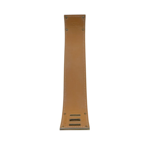 Bangle Leather and Metal Ivory Bracelet