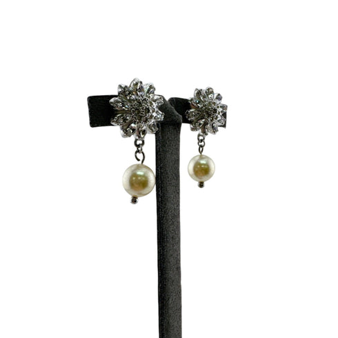 Earrings Rhinestone Sterling Silver