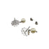 Earrings Rhinestone Sterling Silver