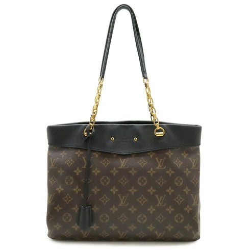 Pallas Shopper Monogram Canvas and Calfskin