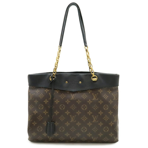 Pallas Shopper Monogram Canvas and Calfskin