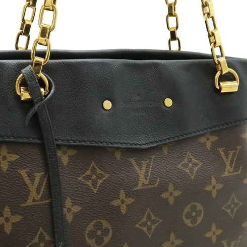 Pallas Shopper Monogram Canvas and Calfskin
