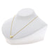 Bean Pendant Necklace 18K Yellow Gold 7.5mm