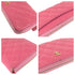 Zip Around Wallet Quilted Caviar Long